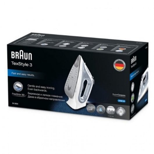 Braun TexStyle 3 SI 3054 GY Plancha de Vapor 2400W