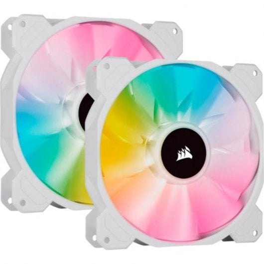 Corsair iCUE SP140 Bianco RGB ELITE RGB LED AirGuide Nodo di illuminazione CORE (confezione doppia) 140 mm