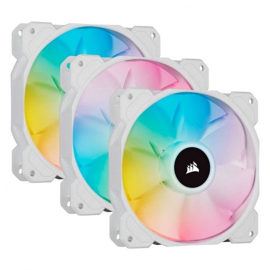 Corsair iCUE SP120 Nodo di illuminazione AirGuide LED RGB ELITE bianco CORE (confezione tripla) 120 mm