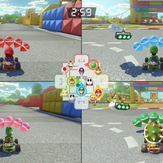 Mario Kart 8 Deluxe Nintendo Switch + Nintendo Switch Joy-Con Wheel Juego de Volantes