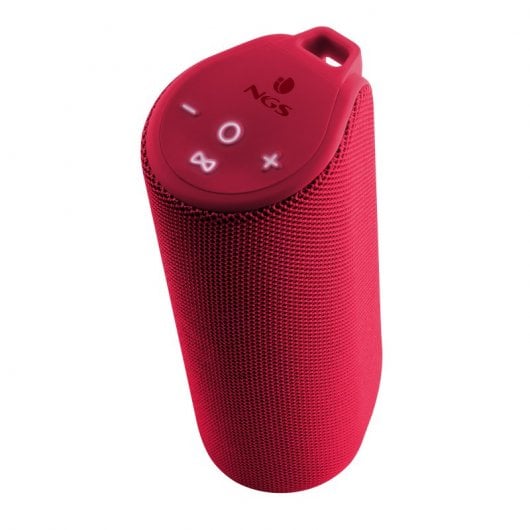 NGS Roller Reef Red Coluna Bluetooth Resistente à Água 10W