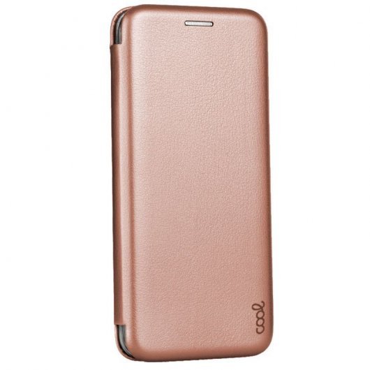 Coole Rose Gold Elegance Flip Cover Hülle für Huawei P Smart 2021