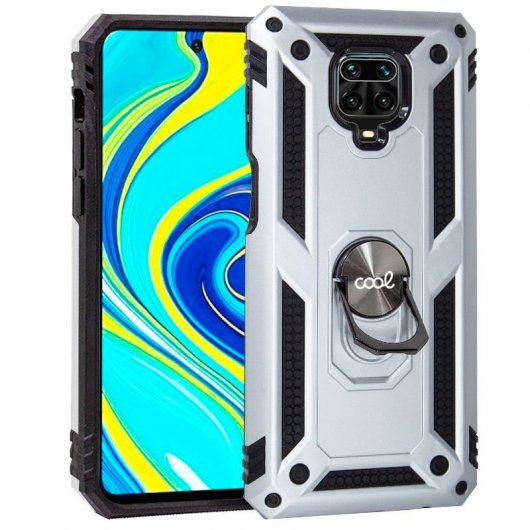 Cool Funda Hard Anilla Plata para Xiaomi Redmi Note 9S/Note 9 Pro