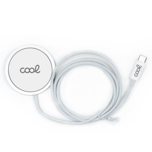 Caricabatterie wireless Cool Dock Qi da 15 W bianco