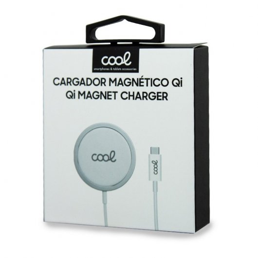 Caricabatterie wireless Cool Dock Qi da 15 W bianco