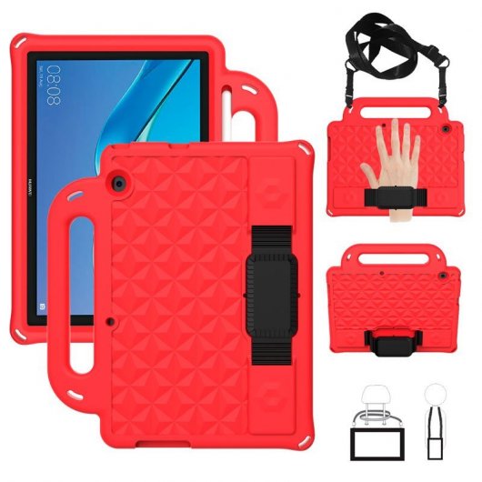 Cool Funda Ultrashock Roja para Huawei Mediapad T5 10.1"