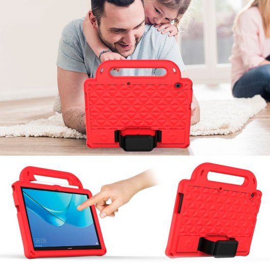 Cool Funda Ultrashock Roja para Huawei Mediapad T5 10.1"