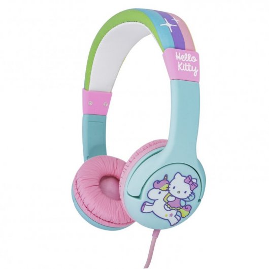 OTL Technologies Écouteurs pour enfants Hello Kitty Rainbow Kitty