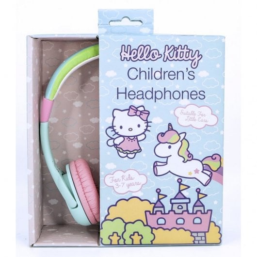 OTL Technologies Écouteurs pour enfants Hello Kitty Rainbow Kitty
