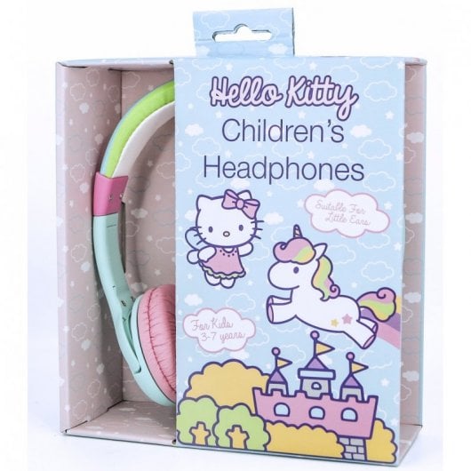 OTL Technologies Écouteurs pour enfants Hello Kitty Rainbow Kitty