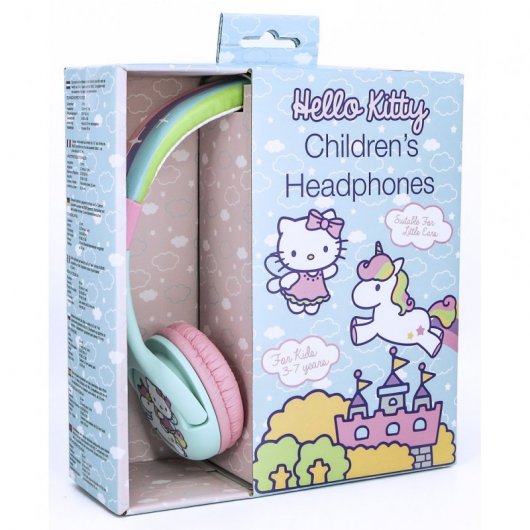 OTL Technologies Écouteurs pour enfants Hello Kitty Rainbow Kitty