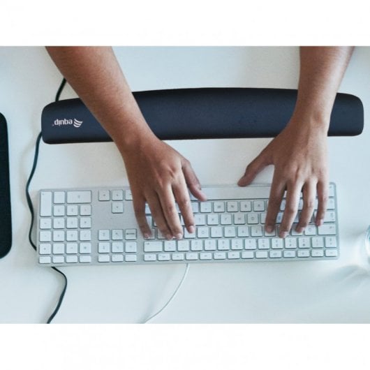 Equip Reposamuñecas Ergonómico para Teclado Negro