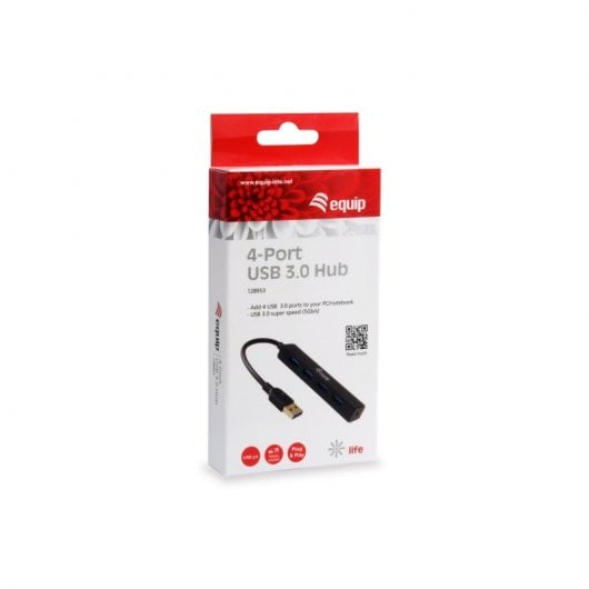 Equip Hub USB 3.0 4 Puertos