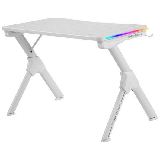 Mars Gaming MGD RGB Mesa Gaming Blanca