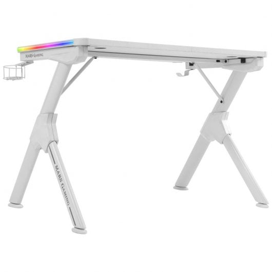 Mars Gaming MGD RGB Mesa Gaming Blanca