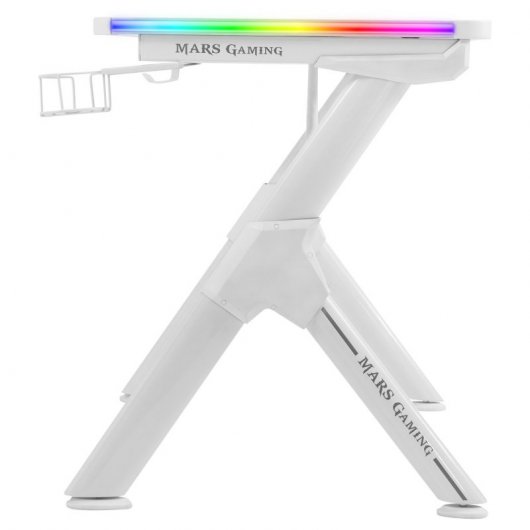 Mars Gaming MGD RGB Mesa Gaming Blanca