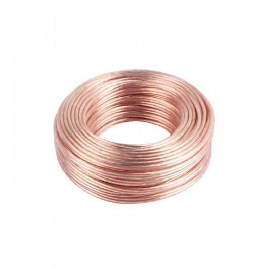 Lanberg Cable para Altavoz Transparente 2x1.5mm2 25m