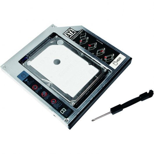 Adattatore Logilink da CD/DVD-ROM a HDD/SSD 2,5" 12,7 mm