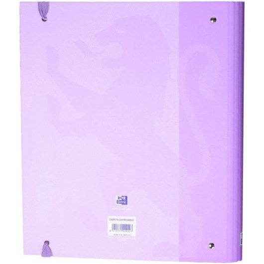 Archivador A4+ 4 anillas 35mm cierre goma recambio 100h colores surtidos OptikPaper