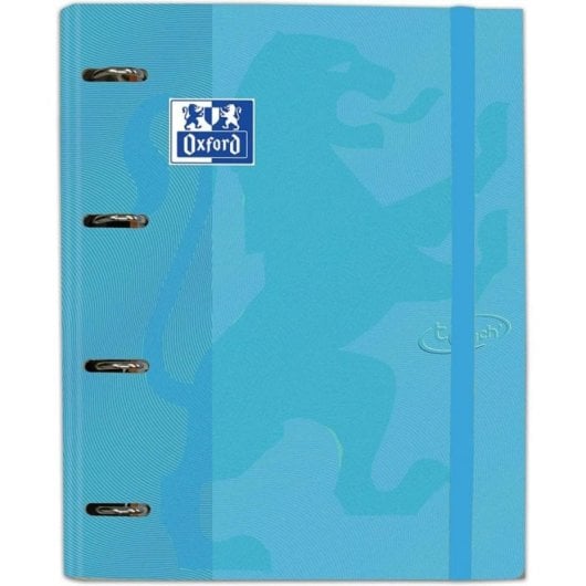 Archivador A4+ 4 anillas 35mm cierre goma recambio 100h colores surtidos OptikPaper