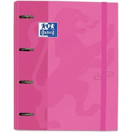 Archivador A4+ 4 anillas 35mm cierre goma recambio 100h colores surtidos OptikPaper