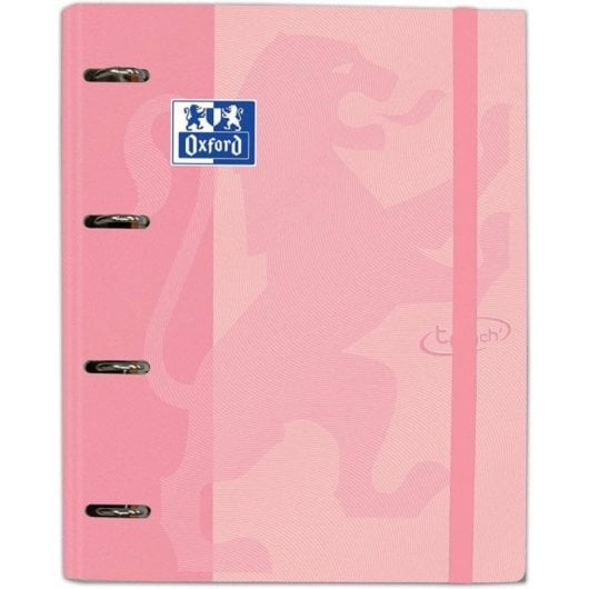 Archivador A4+ 4 anillas 35mm cierre goma recambio 100h colores surtidos OptikPaper