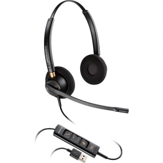 Plantronics EncorePro HW525 Auriculares USB Negros