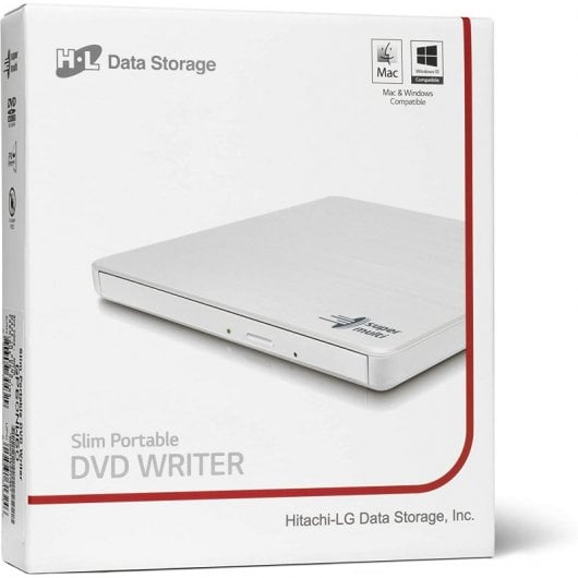 Registratore DVD esterno USB LG Ultra Slim GP60NW60 bianco