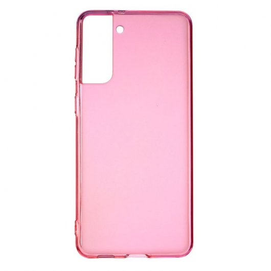 Funda Silicona Lisa Rosa para Samsung Galaxy S21 Plus