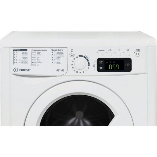 Indesit EWDE 751251 W SPT N Lavasecadora de Carga Frontal 7Kg/5Kg F Blanca
