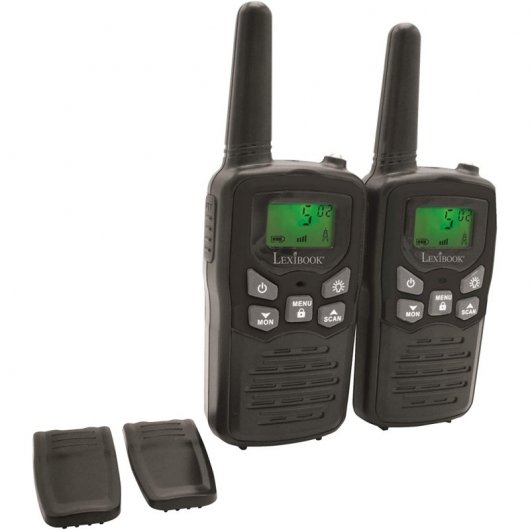 Lexibook Walkie Talkies Digitais Recarregáveis 8 Canais Alcance 8km