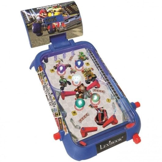 Jogo de mesa Lexibook JG610NI Pinball Eletrónico Mario Kart efeitos de luz e som