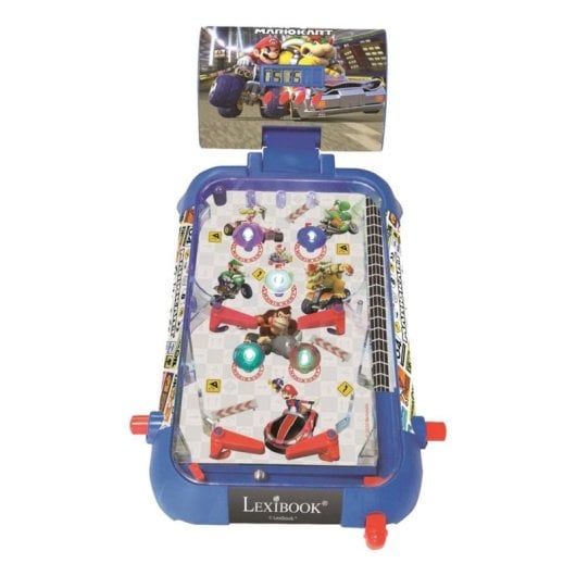 Jogo de mesa Lexibook JG610NI Pinball Eletrónico Mario Kart efeitos de luz e som