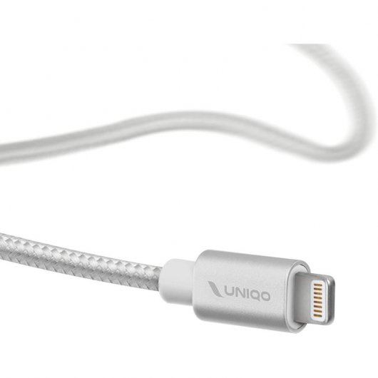 Câble UNIQO USB vers Lightning 1m Gris