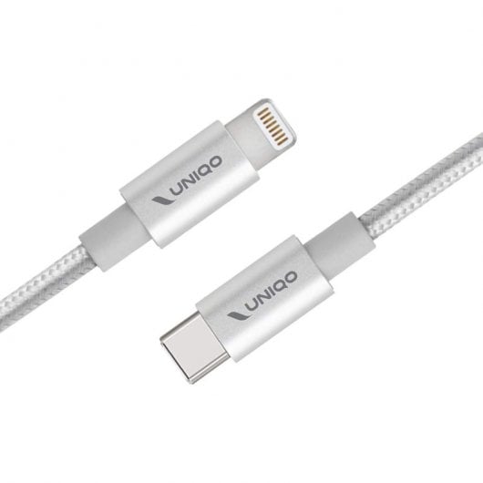 Câble UNIQO Lightning Type-C 1m Gris