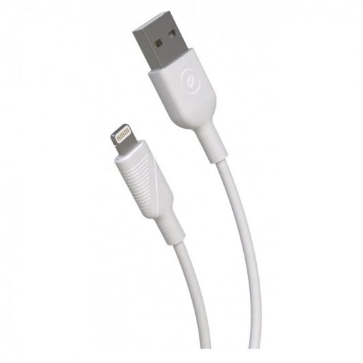 Muvit Cable USB a Lightning Macho/Macho 3m Blanco