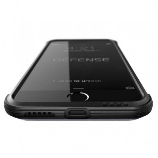 X-Doria Funda Defense Shield Negra para iPhone 8/SE 2020