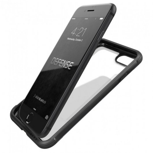 X-Doria Funda Defense Shield Negra para iPhone 8/SE 2020