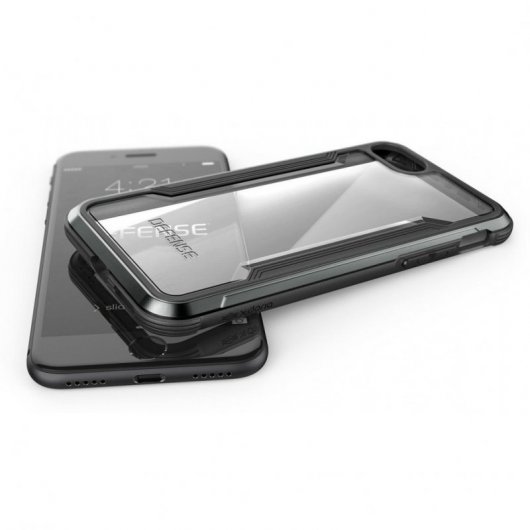 X-Doria Funda Defense Shield Negra para iPhone 8/SE 2020