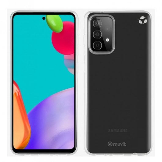 Muvit Funda Recycletek Transparente para Samsung Galaxy A72 5G