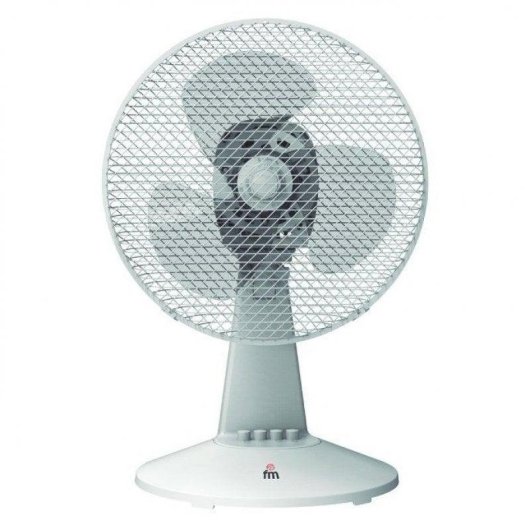 Ventoinha de Mesa Ufesa SB-130 30W 30cm 3 Velocidades Oscilante Cabeça Multiorientável Branco