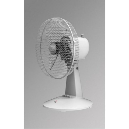 Ventoinha de Mesa Ufesa SB-130 30W 30cm 3 Velocidades Oscilante Cabeça Multiorientável Branco