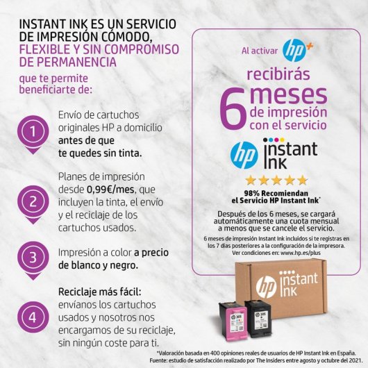 HP OfficeJet 8015e Multifunções Color Wifi Duplex + 6 Meses de Impressão Instant Ink com HP+
