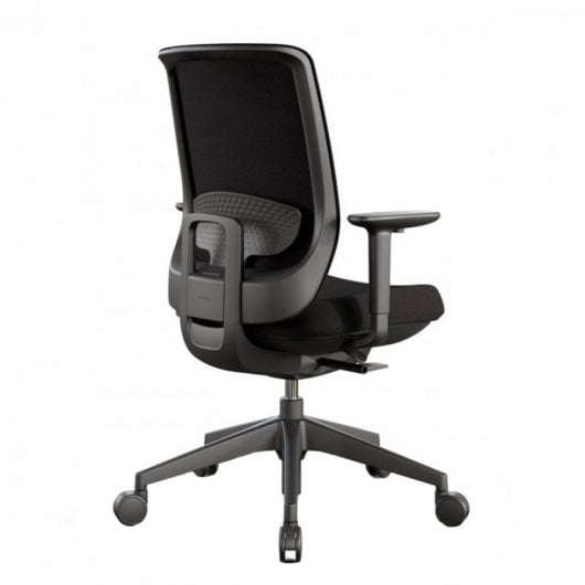 Actiu Trim Silla de Oficina Negra con Base Negra