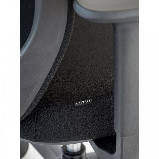 Actiu Trim Silla de Oficina Negra con Base Negra