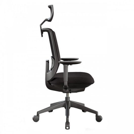 Actiu Trim Silla de Oficina con Cabezal Negra