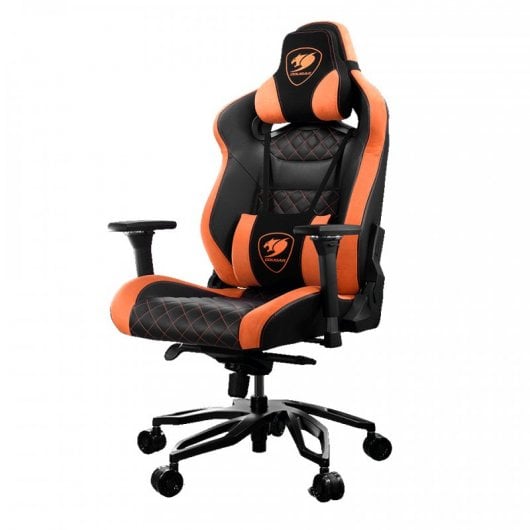 Sedia da gaming Cougar Armor Titan Pro Nera/Arancione