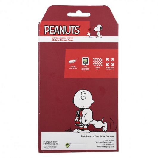 Funda Oficial de Peanuts Woodstock y Snoopy Posado Snoopy para iPhone 12