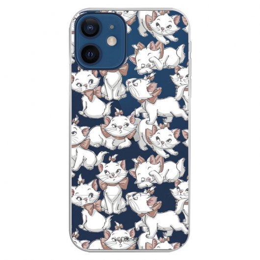 Funda Oficial de Disney Marie Siluetas Los Aristogatos para iPhone 12