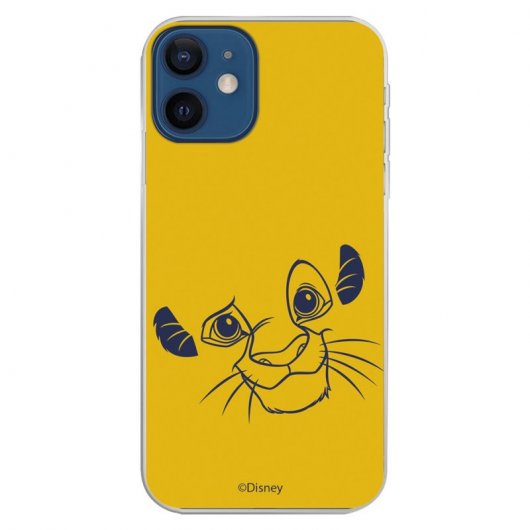 Funda Oficial de Disney Simba Cara Silueta El Rey León para iPhone 12